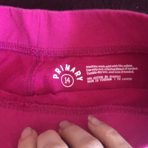 Primary French Terry Leggings Lot Size 14 - Picture 4 of 6